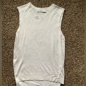 Zara Sleeveless Sweater Oatmeal Color